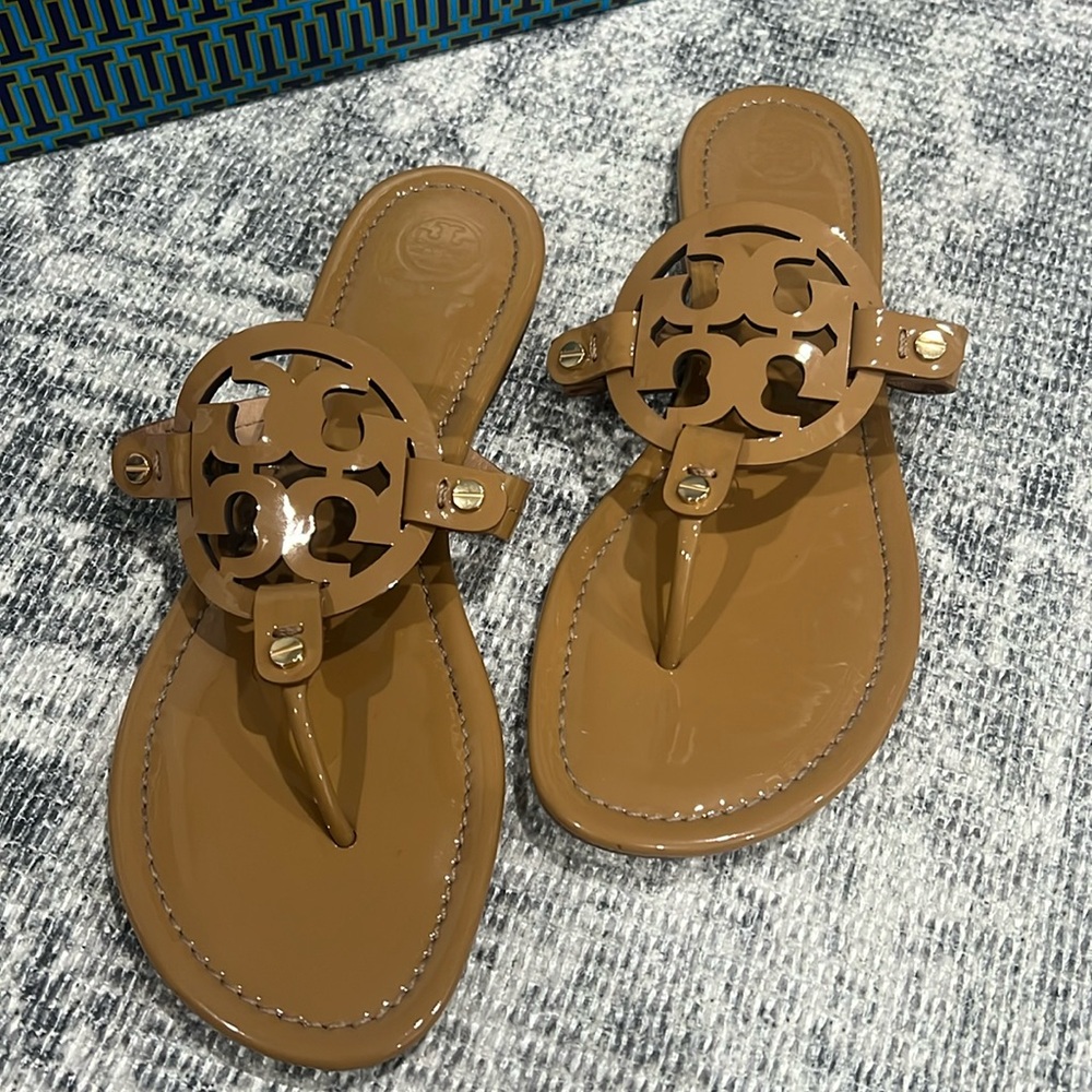 Tory Burch Miller Patent Leather Sandal